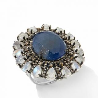 Rarities Fine Jewelry with Carol Brodie Sapphire, Moonstone and Champagne Diam   7828293