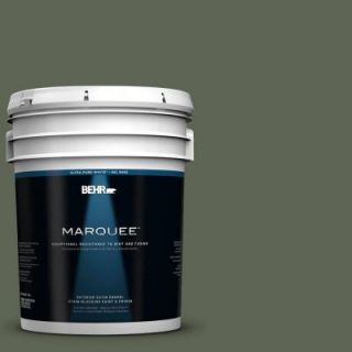 BEHR MARQUEE 5 gal. #N390 7 Cypress Vine Satin Enamel Exterior Paint 945305