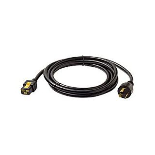 APC AP8753 9.84 NEMA L6 20P to IEC 60320 C19 Power Cord, Black
