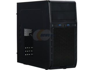 Open Box SilverStone Precision Series CS PS12B Black High strength plastic and meshed front panel Computer Case Compatible with 1 x optional standard PS2(ATX) Power Supply