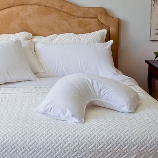 Pillow Bar Dr. Mary Side Sleeper White Down Pillow  