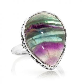 Sajen Silver by Marianna and Richard Jacobs Rainbow Fluorite Sterling Silver Pe   7308008