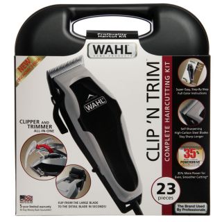 Wahl Clip N Trim 23 piece Complete Haircutting Kit  