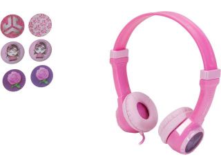 JLab JBuddies Kids Volume Limiting Headphones   Pink   JK PINK RTL