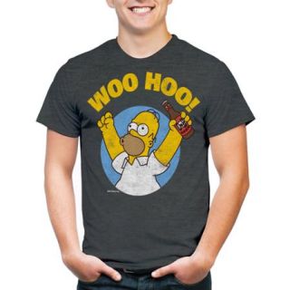 Homer Simpson Woohoo Men's Graphic Tee