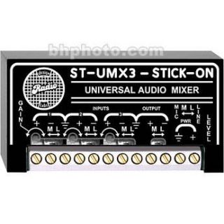 RDL ST UMX3 3 Channel Miniature Audio Mixer ST UMX3