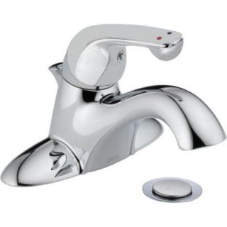 Delta Commercial 4 in. Single Handle Low Arc Bathroom Faucet in Chrome 520LF HGMHDF