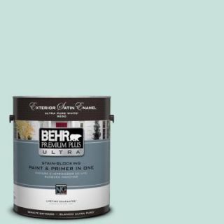 BEHR Premium Plus Ultra 1 gal. #M440 1 Rio Sky Satin Enamel Exterior Paint 985001