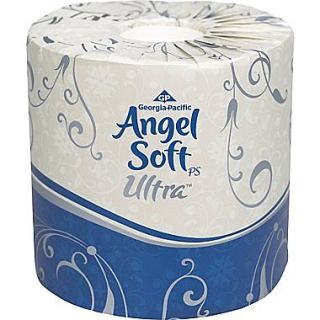 Angel Soft Ultra Professional Series™, White 2 Ply Premium Embossed Bathroom Tissue, 400 Sheets/Roll, 60 Rolls/Case (16560)