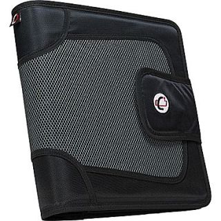 Case it The Open Tab 2 Inch Round 3 Ring Binder, Black (S 816 Black)