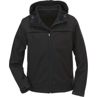 Gravel Gear Water-Resistant Soft Shell Jacket with Hood  Coats