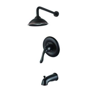 Yosemite Home Decor Single Handle 2 Spray Tub and Shower Faucet in Oil Rubbed Bronze YPH24224 ORB