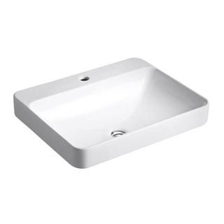 Kohler Vox Above Counter Bathroom Sink in White   17413324  