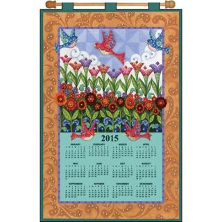 Birds 2015 Calendar Felt Applique Kit, 16" x 24"