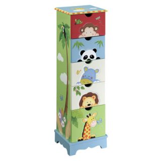 Teamson Kids Sunny Safari 5 Drawer Cabinet