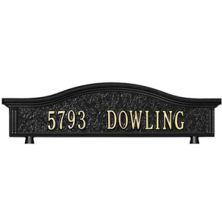Whitehall Products Personalized Mailbox Topper Address Sign