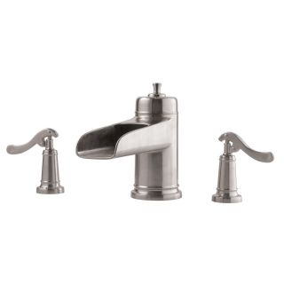 Pfister Ashfield Brushed Nickel 2 Handle Fixed Deck Mount Tub Faucet