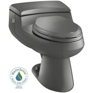 KOHLER San Raphael Comfort Height 1 piece 1 GPF Single Flush Elongated Toilet in Thunder Grey K 3597 58