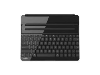 BELKIN Silver FastFit Keyboard Cover Case for iPad Model F5L141TTBLK SLV