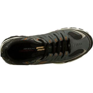 Mens Skechers After Burn Memory Fit Charcoal/Gray   16117881