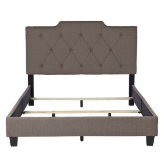 Three Posts Inset Queen Panel Bed in Taupe