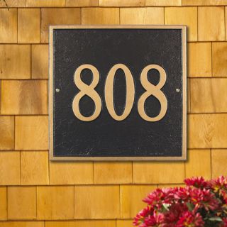 Whitehall Products Square Standard Address Plaque