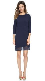 DKNY 3/4 Sleeve Shift Dress