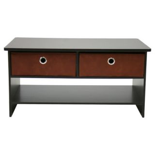Furinno 1000 Series Center Coffee Table with Bin Drawers