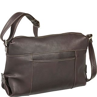 Le Donne Leather Top Zip Front Slip Shoulder Bag