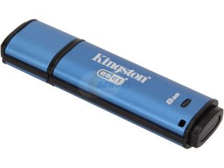 Kingston DataTraveler Vault Privacy 3.0 8GB Anti Virus USB 3.0 Flash Drive 256bit AES Encryption Model DTVP30AV/8GB
