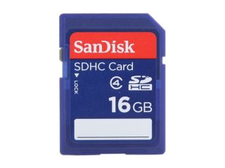 SanDisk 16GB Secure Digital High Capacity (SDHC) Flash Card Model SDSDB 016G B35