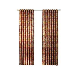 Home Decorators Collection Multi Paisley Back Tab Curtain 1624017