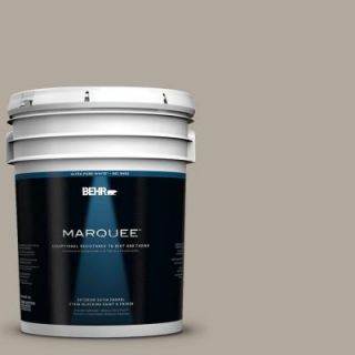 BEHR MARQUEE 5 gal. #PPF 33 Terrace Taupe Satin Enamel Exterior Paint 945405