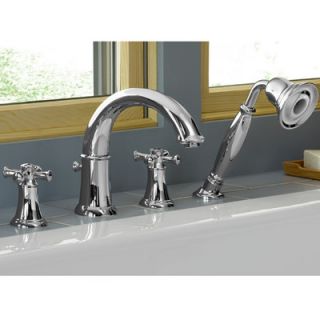 American Standard Portsmouth Tub Filler with Cross Handle and Personal