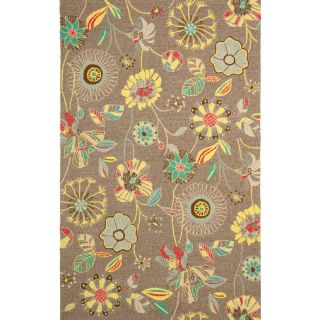 Safavieh Four Seasons Rectangular Gray Floral Woven Accent Rug (Common 2 ft x 4 ft; Actual 30 in x 48 in)