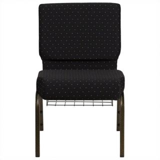 Flash Furniture Hercules Church Stacking Guest Chair in Black   FD CH0221 4 GV S0806 BAS GG