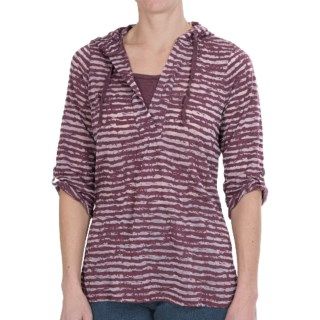 FDJ French Dressing Burnout Stripes Hoodie (For Women) 8803C 78