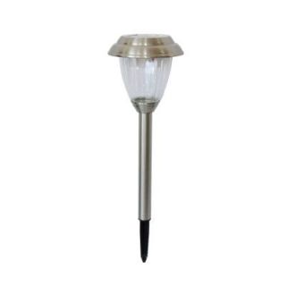 Outdoor Stainless Steel LED Solar Path Light 49675 300AS