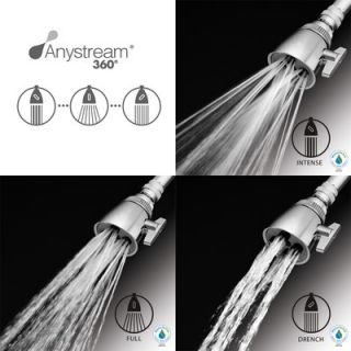 Anystream Ecofriendly 4 Jet Showerhead with Pressure Compensating