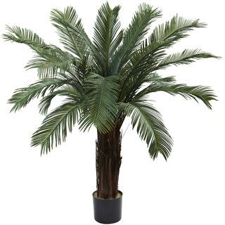 Nearly Natural 4 foot Cycas Tree UV Resistant Indoor/ Outdoor