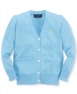 Polo Ralph Lauren Little Girls Pima Boyfriend Cardigan