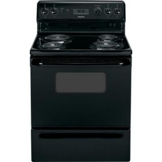 Hotpoint 5.0 cu. ft. Electric Range in Black RB526DHBB