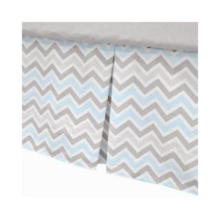 American Baby Company 100 Percent Cotton Tailored Bed Skirt with Pleat