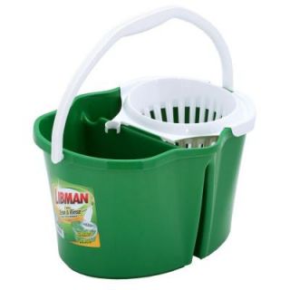 Libman 4 Gallon Clean and Rinse Bucket with Wringer 2112
