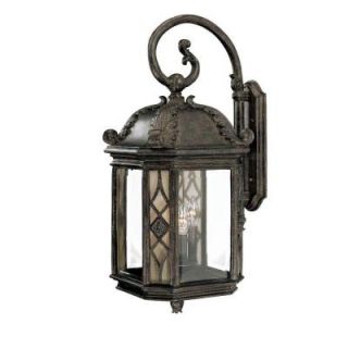 Acclaim Lighting Florence Collection Wall Mount 4 Light Outdoor Black Coral Fixture DISCONTINUED 322BC