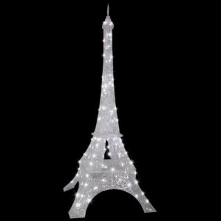 Home Accents Holiday 81 in. Sparkle Crystal Splendor Eiffel Tower 88006