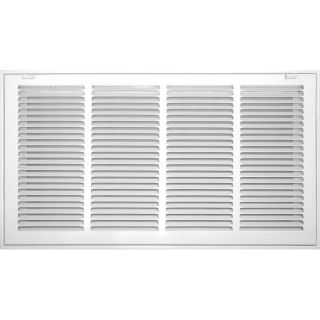 Accord 10 in x 20 in White Steel Filter Grille