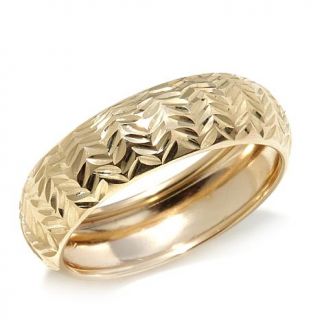 Michael Anthony Jewelry® 10K Yellow Gold 6mm Diamond Cut Band Ring   7945715