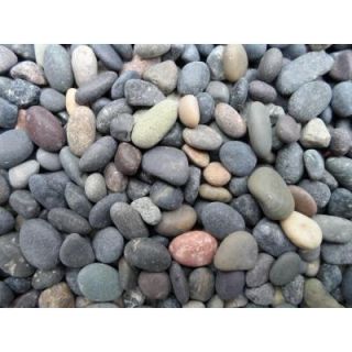 Butler Arts 1.10 cu. ft., 75 lb., 1/4 in. to 1/2 in. Mixed Mexican Beach Pebble (40 Bag Contractor Pallet) BP MX14 75