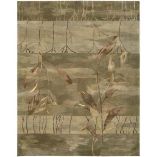 Nourison  Reflections Sage 8 ft. 6 in. x 11 ft. 6 in. Area Rug 653178